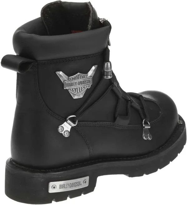Harley-Davidson Men's Brake Light Motorcycle Boots - Twin Zippers. Wide D91680