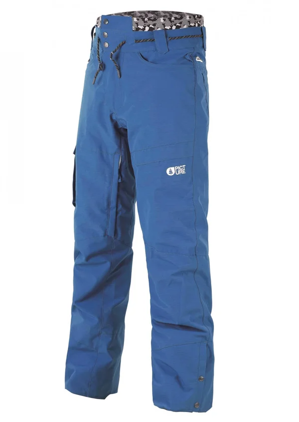 Picture Under Pants Blue, Mens Full-length Trousers, Size - Color Blue