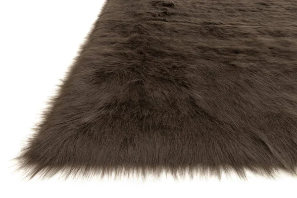 Loloi Danso Shag DA-04 Expresso Area Rug - 5&-0x22 x 7&-6x22