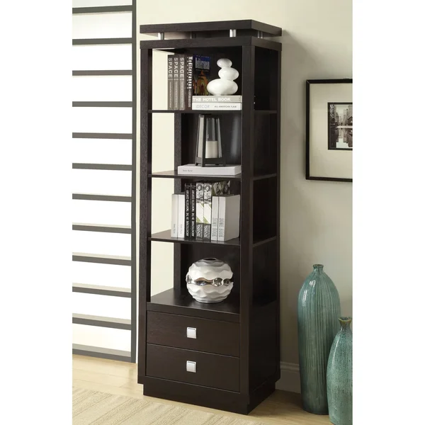 Vierzon Cappuccino Bookcase