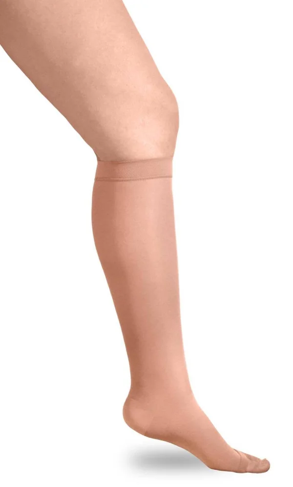 Lu0026R USA Solaris ExoSoft 20-30mmHg Open Toe Knee High - X-Large, Beige