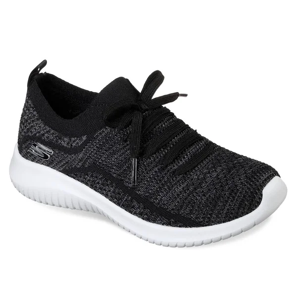 Skechers Ultra Flex - Statements (Black/Grey) Women's Shoes