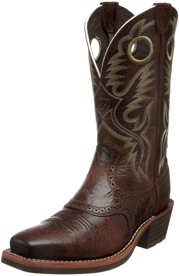 Ariat Men's Heritage Roughstock Western Boots - Brown