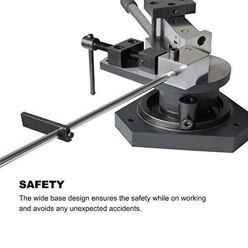 Kaka Sbg-40 Heavy-Duty Universal Bender - High Capacity Flat Bar, Square Bar and Round Bar Metal Bender, Combination of Scroll, R