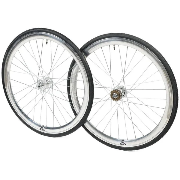 Retrospec Bicycles Mantra Fixed-Gear/Single-Speed Wheelset with 700 x 25C Kenda Kwest Tires and Sealed Hubs