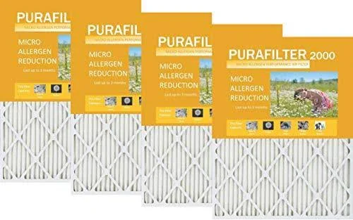 Purafilter Gold Air Filters (4-Pack): PF-G1230/12x30x1&&