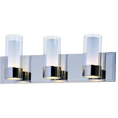 Hamilton Dimmable Polished Chrome Vanity Light Orren Ellis Bulb Type: Xenon - Number of Lights: 3