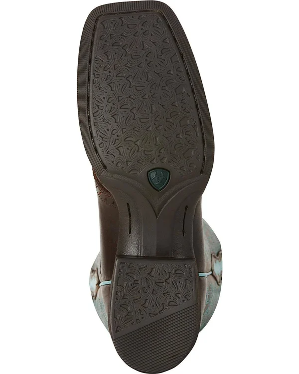 Ariat Womens Round Up Remuda Dark Cowboy Boots