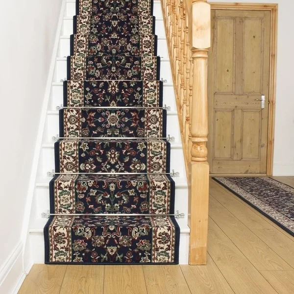 runrug USA Persian Blue Stair Carpet Runner Length: 35 foot - Width
