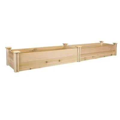 Tingsley Cedar Raised Garden Freeport Park Size: 11x22 H x 96x22 W x 16x22 D