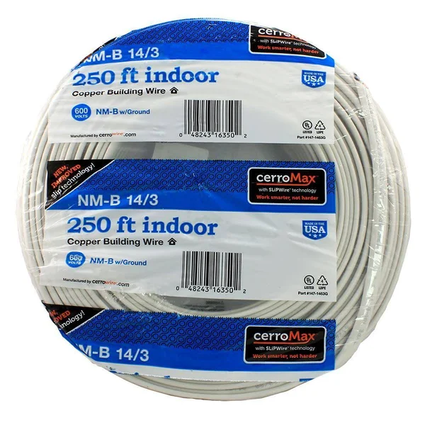 250-Ft. 14/3 Non-Metallic Sheathed Cable with Ground