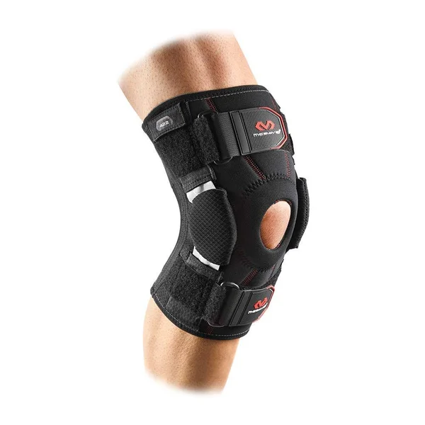 McDavid Level 3 Knee Brace with Dual Disk Hinges, Black, L