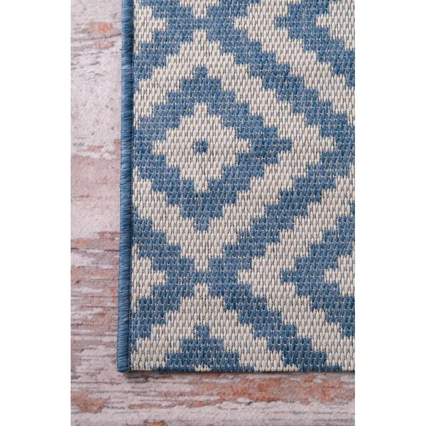 nuLOOM Marybelle Tribal Diamond Trellis Grey 8& 6x22 x 13& Area Rug