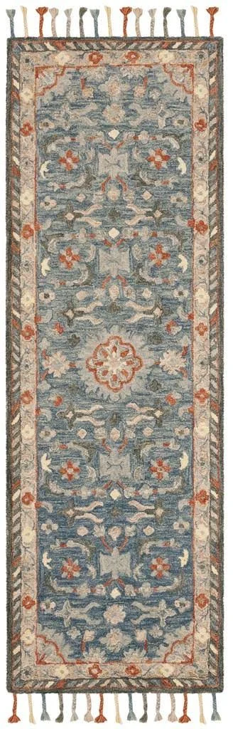 Safavieh Aspen APN123A 2&3x22 x 7&0x22 Runner Blue - Rust Area Rug