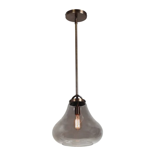 Access Lighting 55546-DBRZ/SMK Flux Pendant Light - Distressed Bronze
