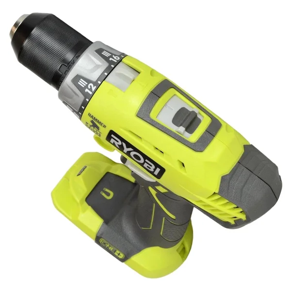 Ryobi P1812 ONE+ 18-Volt Lithium-Ion Cordless Hammer Drill Kit