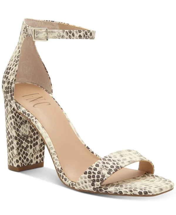 Inc International Co Inc Women's Lexini Two-Piece Sandals - Size: 9.5W, Brown