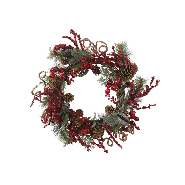 Nearly Natural 24x22 Assorted Berry Wreath