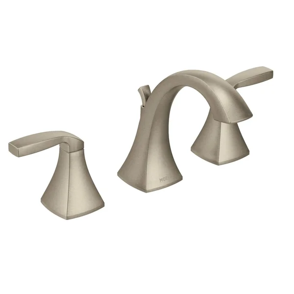 Moen Voss Two-Handle High Arc Bathroom Faucet, Brushed Nickel