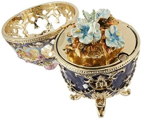 Design Toscano Hummingbird Enameled Egg