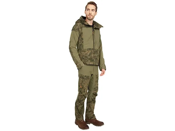 Fjallraven Men's Keb Trousers Regular - Green Camo-laurel Green - 52