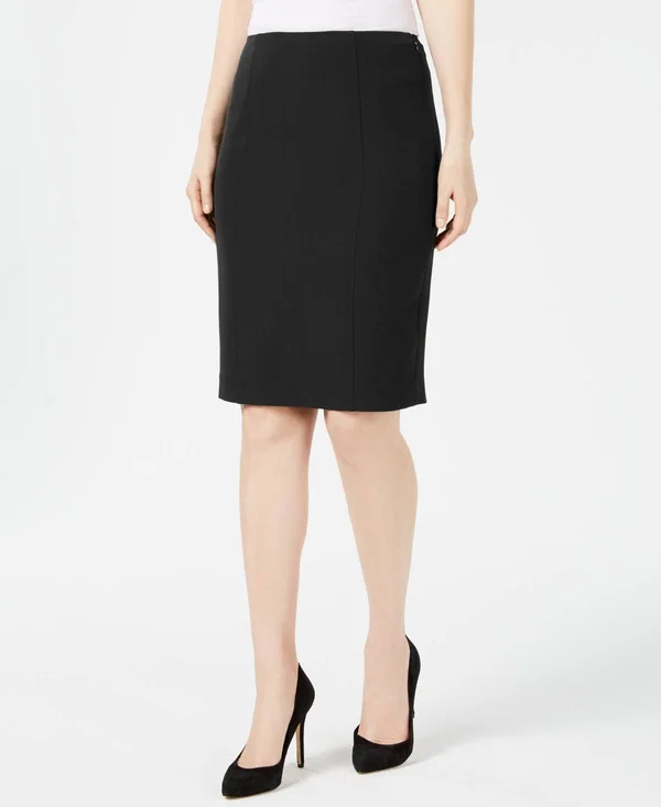 Kasper Pencil Skirt - Black 12