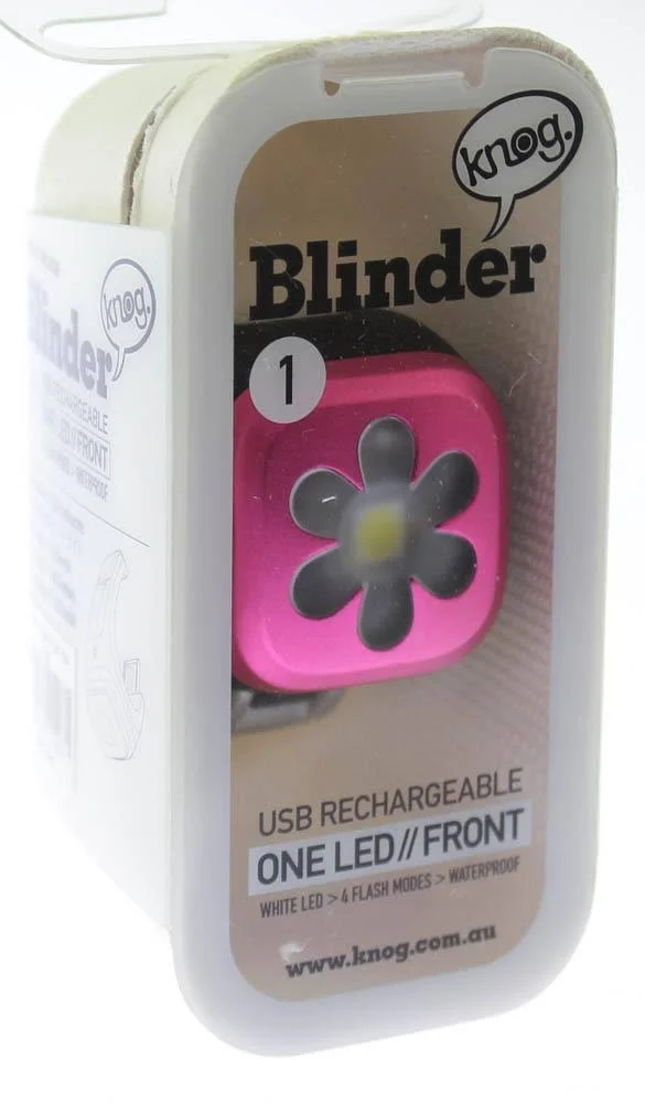 Knog Blinder 1 Flower Front - Pink