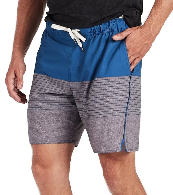 Vuori Men's Trail Shorts Sea Stripe M