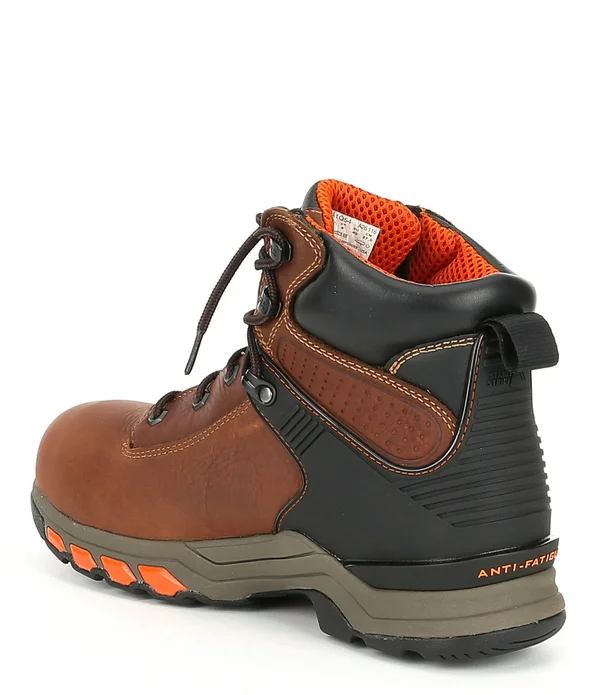 Timberland Pro Men's 6 in. Hypercharge Composite Toe Waterproof Work Boot, Black