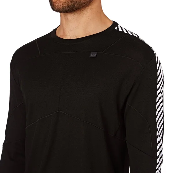 Helly Hansen Men's Black Lifa Crew