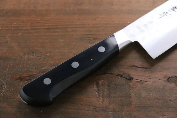 Sakai Takayuki Aogami Warikomi blue-2 Steel Hammered Santoku Knife 180mm