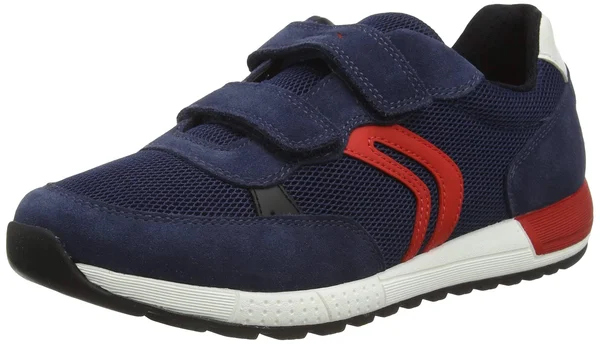 Geox Shoes Alben Boy Navy and Red - Size 10.5