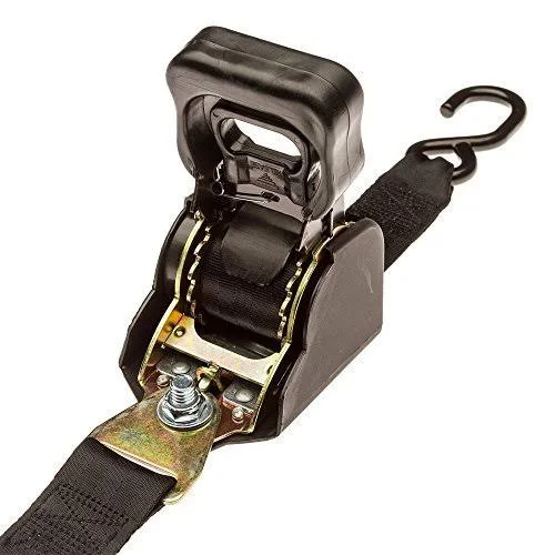 4 Pack - 2x22 x 10& Retractable Ratchet Strap with S-Hooks