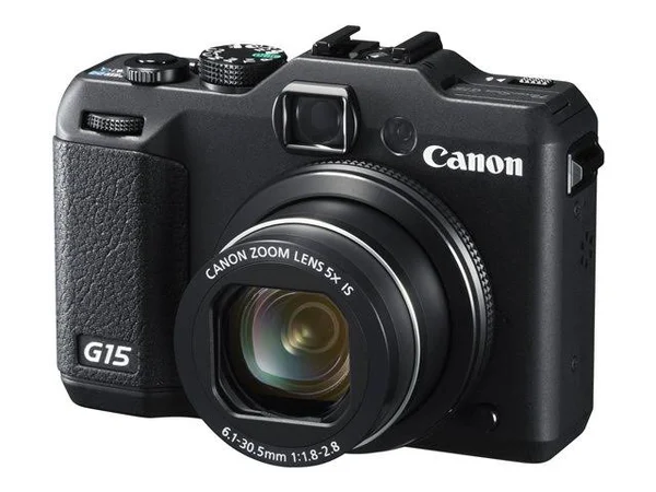 Canon PowerShot G15 - Digital camera - compact - 12.1 MP - 1080p - 5x optical zoom