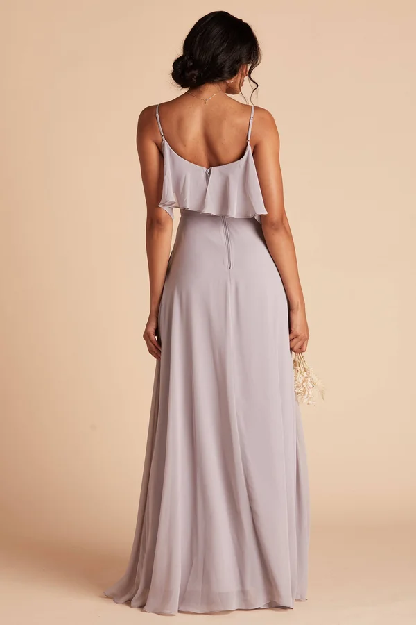 Birdy Grey Jane Convertible Chiffon Bridesmaid Dress in Lilac L, Lilac