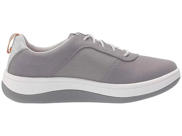 Clarks Women's Arla Step Sneaker, Size: 6, Grey Textile