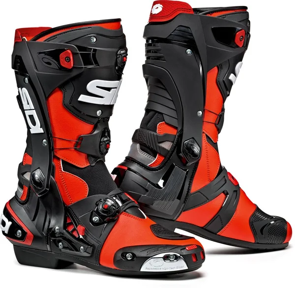 Sidi Rex Motorcycle Boots, black-red, Size 40