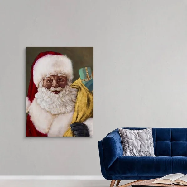 Saint Nick Arrives - Canvas Wall Art, 36x48, Great Big Canvas