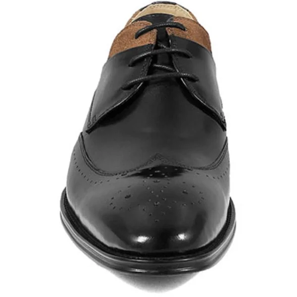 Men's Stacy Adams Hewlett Wingtip Oxford - Size: 9.5, Black
