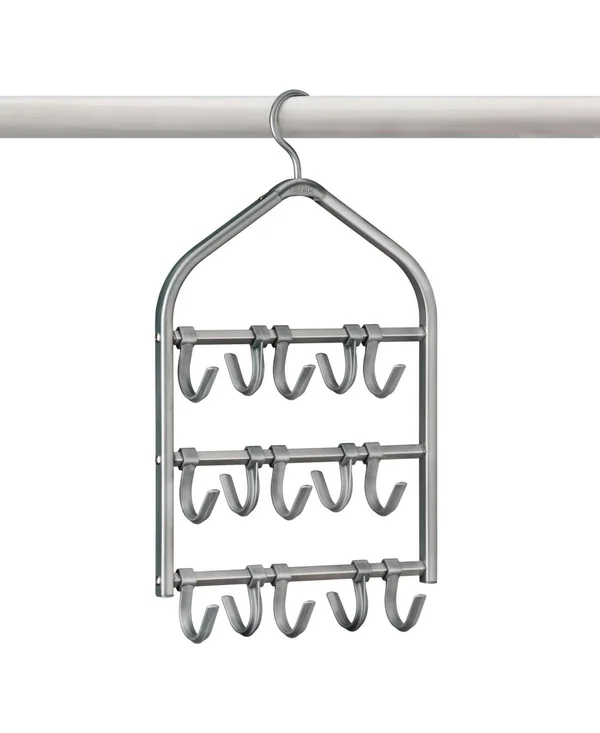 Lynk Double Sided 15 Hook Closet Organizer Rack