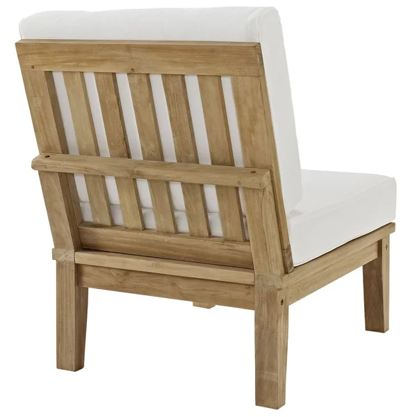 Modway Marina 2 Piece Outdoor Patio Teak Set - Natural Gray
