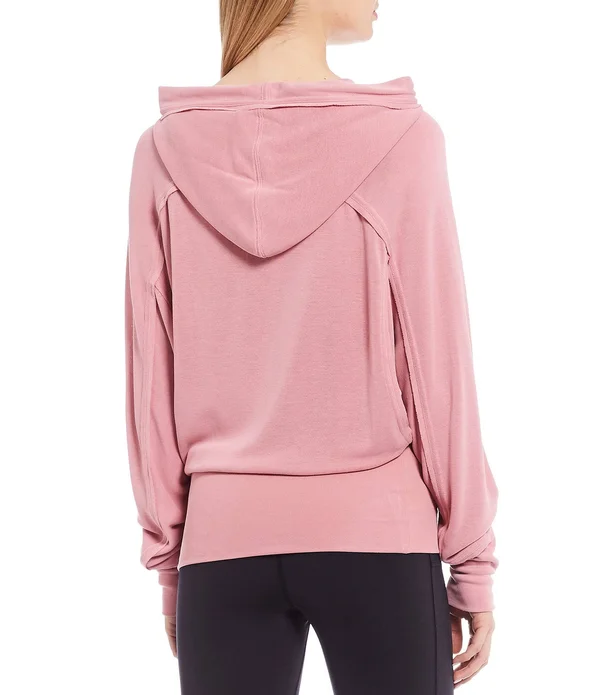 Free People Movement Ready Go Hoodie (GREYCOMBO - XS)