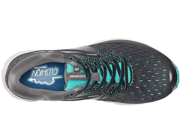 Brooks Women's Glycerin 16 - Ebony - Green - Black - 7 - D
