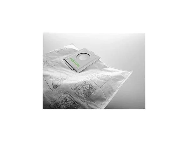FESTOOL 497539 Self Clean Filter Bags for CT 48 - 5-Pack