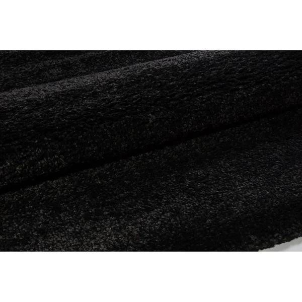 Ladole Rugs Soft Plush Smooth Solid Plain Color Modern Durable Area Rug Carpet for Living Room Bedroom in Navy Blue, 5&3 inch x