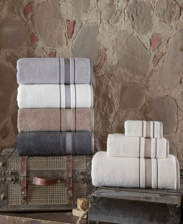 Enchante Home Enchasoft Turkish Cotton 8-Pc. Hand Towel Set - Cream