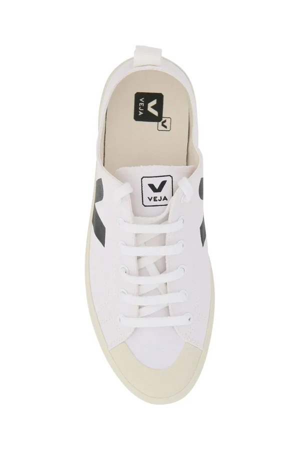 Veja Nova Canvas Sneakers 45 White, Black Cotton