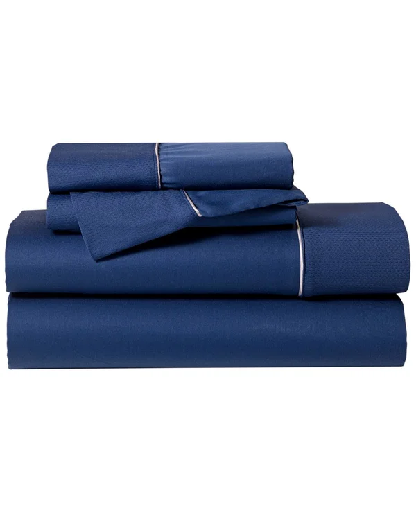 Bedgear Hyper-Cotton Sheet Set - Navy, Split King