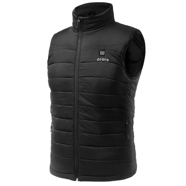 Ororo Men's Lightweight Heated Vest with Battery Pack - Black