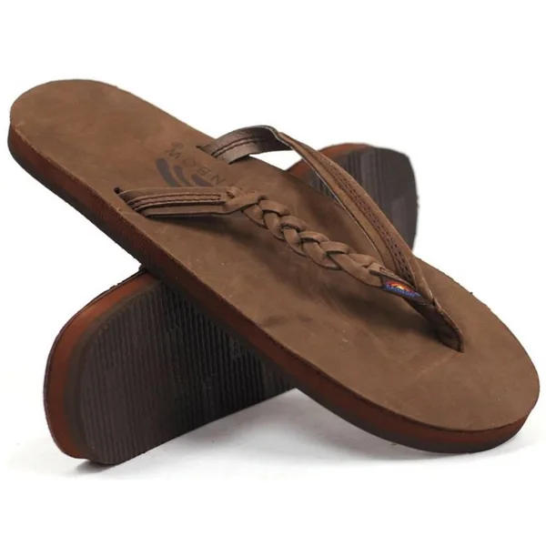 Rainbow Sandals Flirty Braidy Sandals Mocha, XL